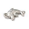 Non-Tarnish 201 Stainless Steel Machine Polishing Pendants STAS-G261-28P-2