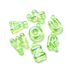UV Plating Rainbow Iridescent Acrylic Pendants OACR-K003-007B-1