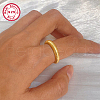 925 Sterling Silver Open Cuff Ring IU3989-1-1