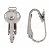 Tarnish Resistant 304 Stainless Steel Clip-on Earring Findings STAS-G081-63P-5