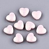 Spray Painted Acrylic Beads MACR-T037-07D-1