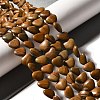 Natural Wood Lace Stone Beads Strands G-R190-10mm-58-1