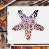 Plastic Reusable Drawing Painting Stencils Templates DIY-WH0172-245-6