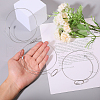 Steel Magnifying Glass Holder FIND-WH0148-195-3