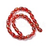 Handmade Dichroic Foil Glass Beads Strands DICH-U001-12I-4