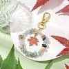 Gemstone Chip Pendant Decoration KEYC-JKC00976-4