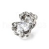 Brass Pave Cubic Zirconia Charms KK-C096-15P-01-2