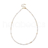 Natural Rutilated Quartz Beaded Necklaces NJEW-JN02990-05-1