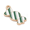 Christmas Theme Alloy Enamel Pendants ENAM-K074-02A-02-2