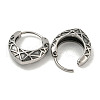 316 Surgical Stainless Steel Hoop Earrings for Women and Men EJEW-D096-20A-AS-2