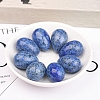 Dyed & Heated Natural Blue Aventurine Egg Figurines Statues for Home Office Desktop Decoration PW-WG1DC51-29-1