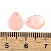 Spray Painted Natural Freshwater Shell Teardrop Charms SHEL-K006-47B-3