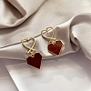 Alloy Enamel Dangle Earrings for Women WG29476-67-1