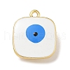 Rack Plating Brass Enamel Charms KK-G515-22G-2