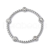 Stainless Steel Color 304 Stainless Steel Rhinestonet Pendants STAS-Q312-02A-P-1