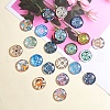 Printed Picture Glass Cabochons GGLA-YW0001-01A-6