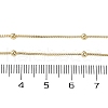 Brass Satellite Chains Necklaces for Women NJEW-D302-33G-4