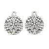 Tibetan Style Alloy Pendants TIBEP-GC017-AS-RS-1