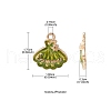10Pcs 5 Colors Alloy Enamel Pendants FIND-YW0003-71-3