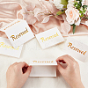 Coated Paper Reserved Signs DIY-WH0056-31-3