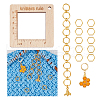 Alloy and  Wooden Sweater Knitting tool AJEW-WH0472-20H-1