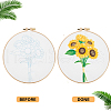 Gorgecraft 2 Sets 2 Styles DIY Embroidery Kits DIY-GF0009-97A-6