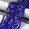 Imitation Jade Glass Beads Strands EGLA-A034-T3mm-MB06-2