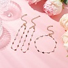 304 Stainless Steel Satellite Chains Bracelets for Women BJEW-JB11814-1