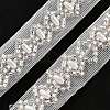 Polyester Flower Lace Trims OCOR-A007-16-1
