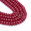 Natural White Jade Bead Strands X-G-R343-2x4-07-1