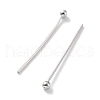 Anti-Tarnish Rhodium Plated 925 Sterling Silver Ball Head Pins STER-M117-05A-P-2