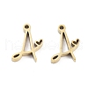 304 Stainless Steel Charms X-STAS-M327-02G-A-1