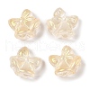 Transparent Spray Paint Glass Beads GLAA-Z011-06I-1