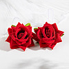 Rose Cloth Stud Earrings FS-WGC8AAB-05-2