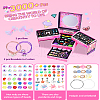 Children's DIY Treasure Jewelry Box AJEW-YWC0001-08-8