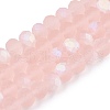 Transparent Glass Beads Strands EGLA-A044-T8mm-MB22-5