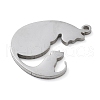 304 Stainless Steel Pendants STAS-I327-02P-01-2