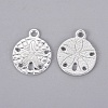 Tibetan Style Alloy Pendants TIBEP-GC017-S-NR-1