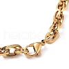 304 Stainless Steel Chain Necklaces NJEW-Q335-11G-3
