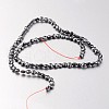 Non-magnetic Synthetic Hematite Bead Strands G-F300-34-09-2