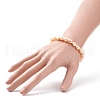 Mother's Day Jewellery Natural Pearl Beaded Stretch Bracelet for Women BJEW-JB08868-05-3