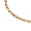 Brass Curb Chains Bracelet Making AJEW-JB01329-01-3