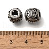 304 Stainless Steel European Beads STAS-D191-08C-AS-2