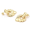 Rack Plating Brass Dangle Stud Earrings EJEW-M223-13G-2