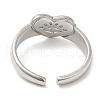 Non-Tarnish 304 Stainless Steel Open Cuff Rings RJEW-K245-65P-2
