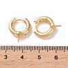 Brass Hoop Earrings Findings KK-B105-03G-01-3