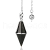 Natural Obsidian Pointed Dowsing Pendulums PW-WGED13A-02-1