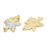 Rack Plating Alloy Enamel Pendants FIND-A040-08B-03G-2