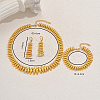 Vintage Alloy Bracelets & Earrings & Necklaces Sets for Women AX9118-2