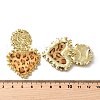 Alloy Acrylic Dangle Stud Earrings EJEW-V009-01G-01-3
